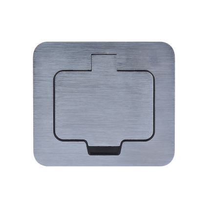 Presa a pavimento da incasso per esterni IP55 angolare