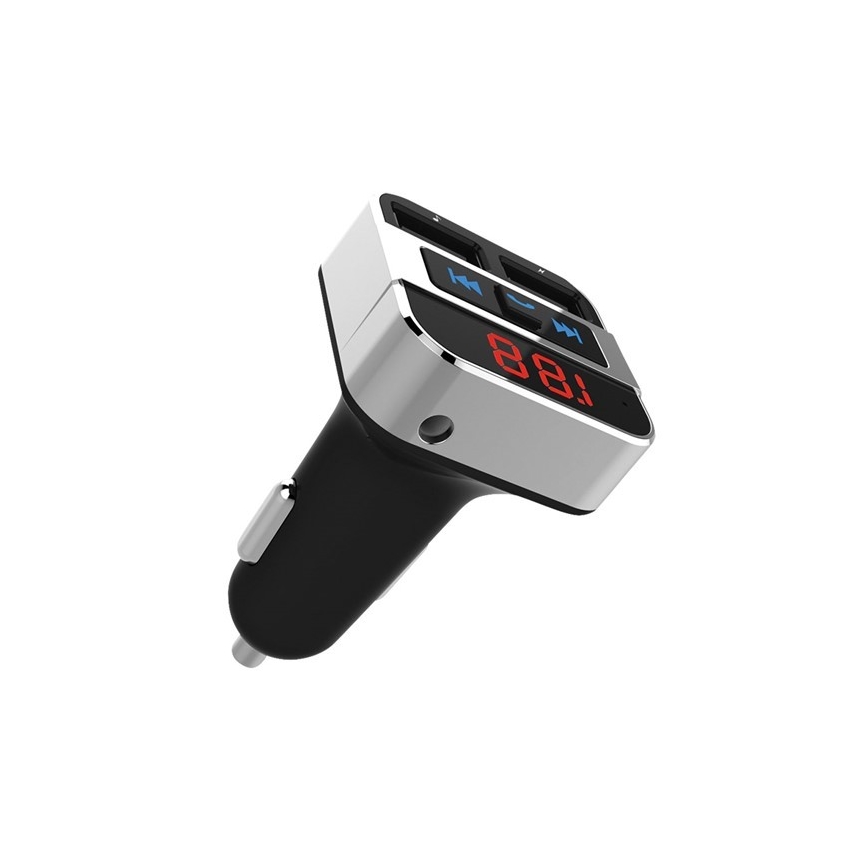 Trasmettitore radio FM per macchine LED/12/24V