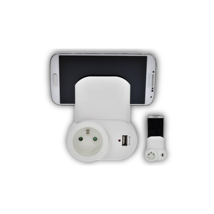 Adattatore di ricarica USB + presa