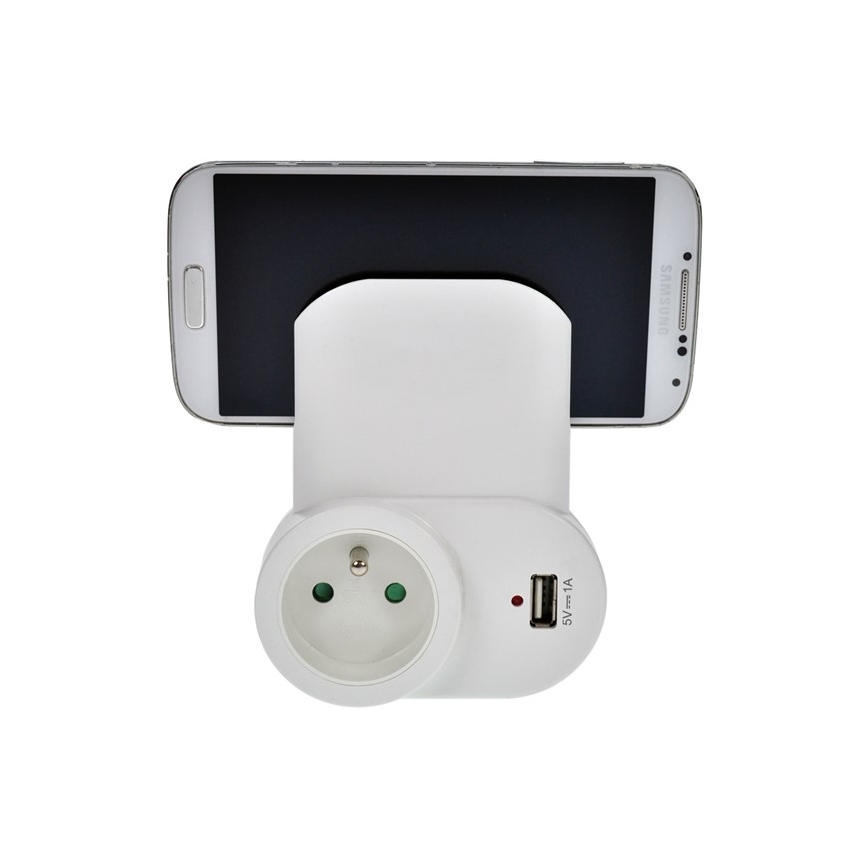 Adattatore di ricarica USB + presa