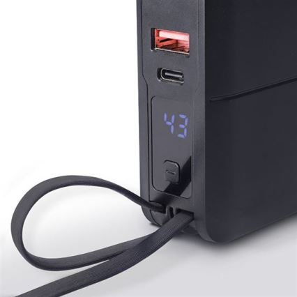 Power bank con ricarica wireless da 10000 mAh/5V