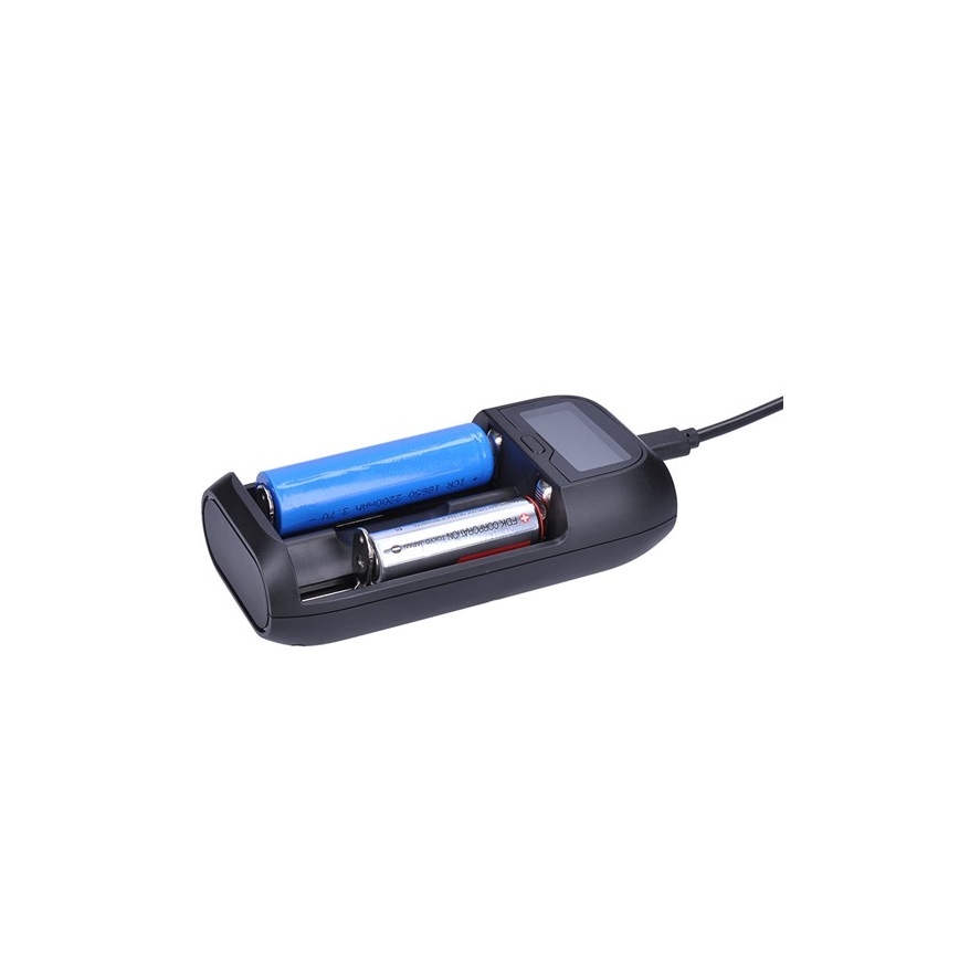 Caricatore di batterie Ni-MH/CD/AA/AAA, Li-Ion