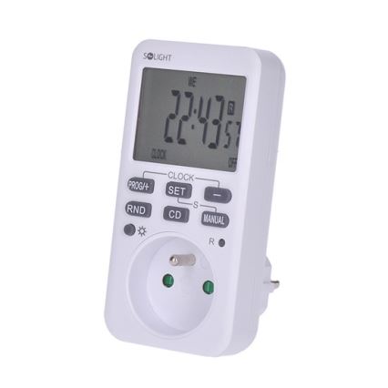 Timer settimanale digitale 16A/230V