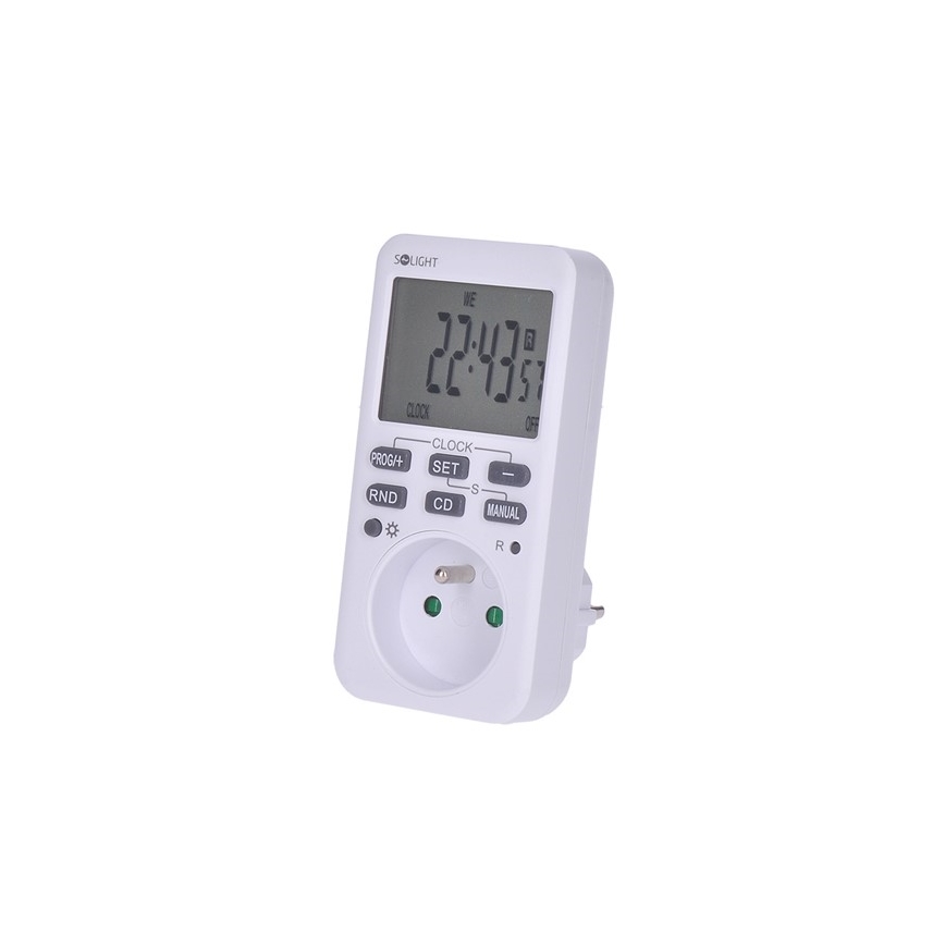 Timer settimanale digitale 16A/230V