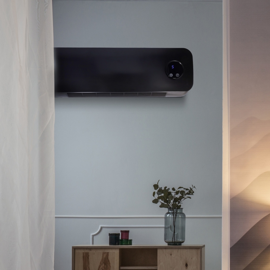 Riscaldatore ceramico da bagno 1000/2000W/230V IP22 + telecomando