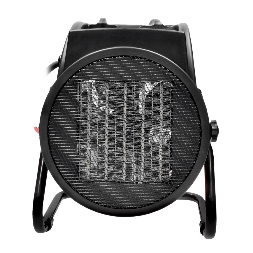 Ventilatore da pavimento con elemento riscaldante in ceramica 3000W/230V nero