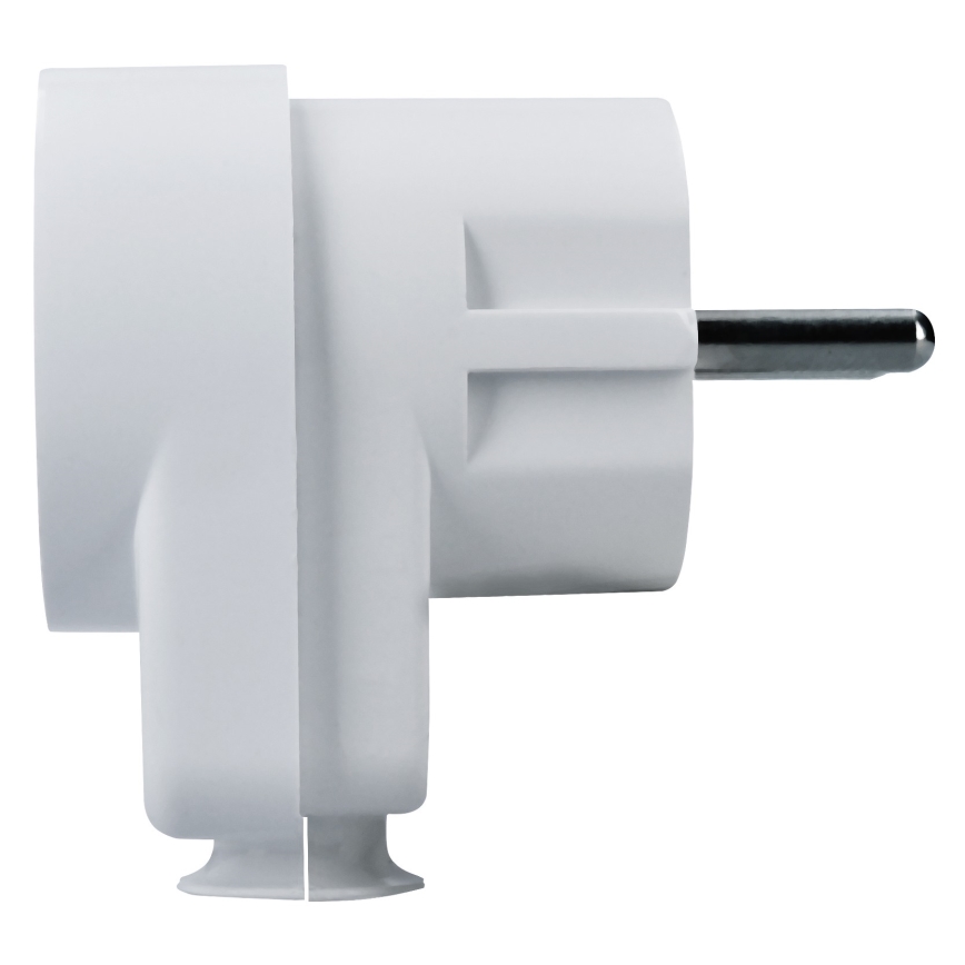 Spina a forma di L con presa 230V/16A