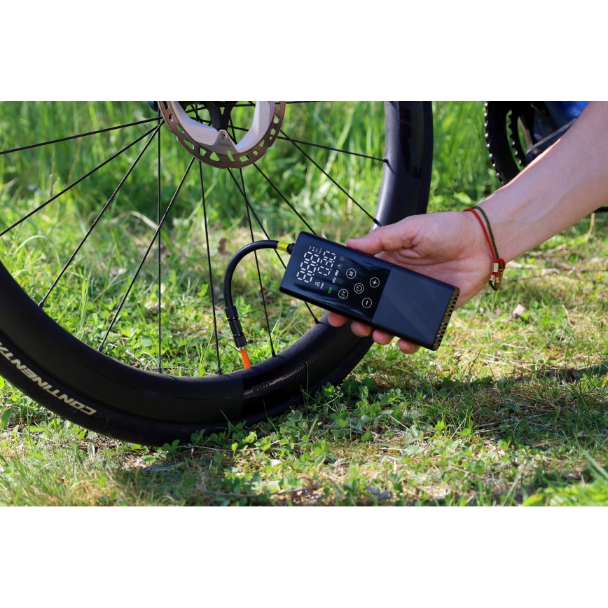 Compressore tascabile digitale 2000 mAh 5V nero