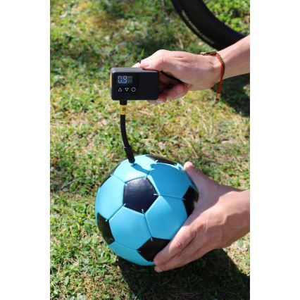 Compressore tascabile digitale 2000 mAh 5V nero