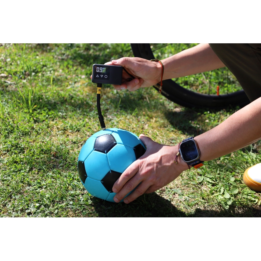 Compressore tascabile digitale 500 mAh 5V nero