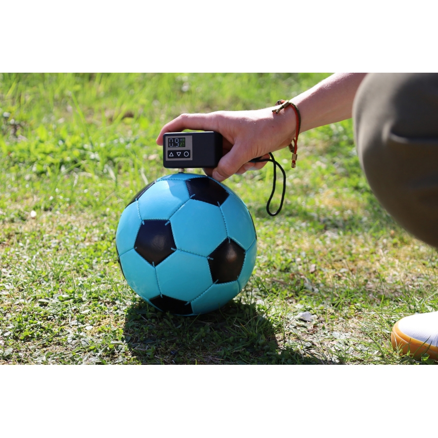 Compressore tascabile digitale 500 mAh 5V nero