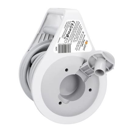 Cavo di prolunga su bobina 2 prese + porte USB-A e USB-C, 10 m