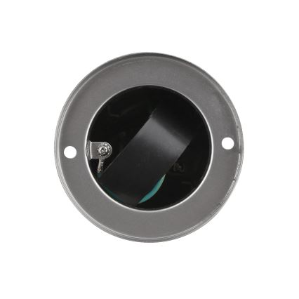 Multipresa verticale da esterno 2Z 230V IP44 cromo opaco arrotondato