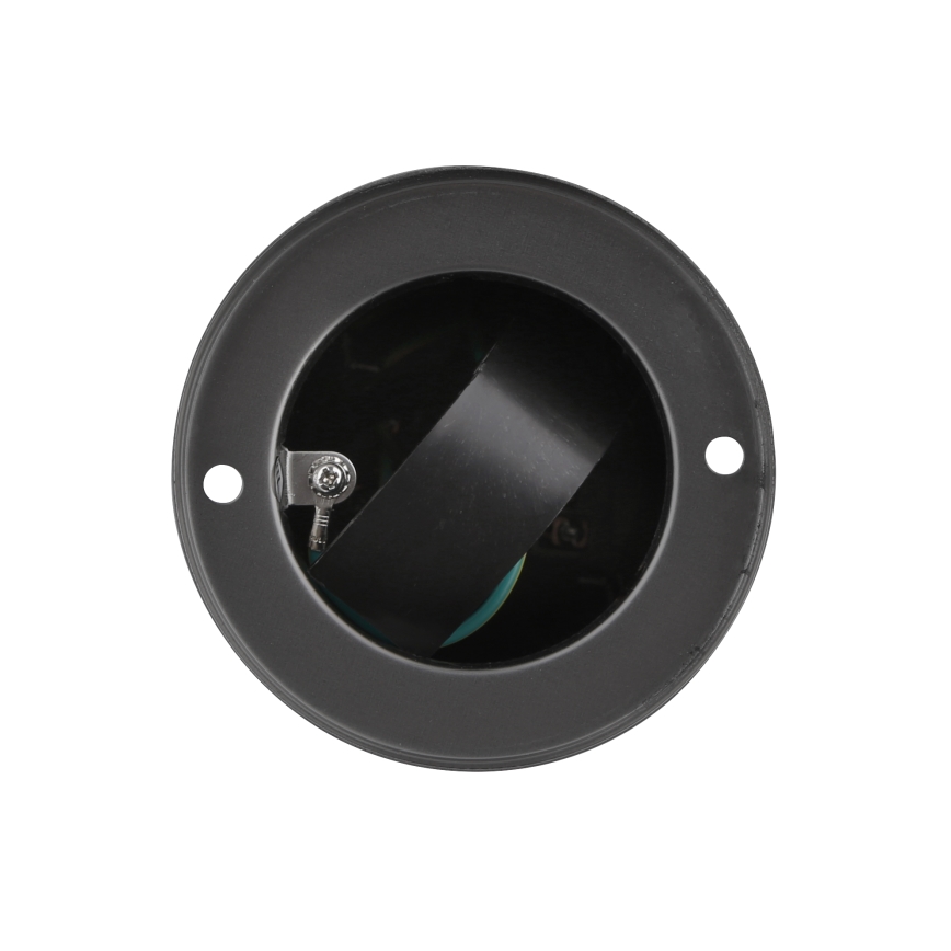 Colonna presa esterna 2 prese 230V IP44 nera rotonda