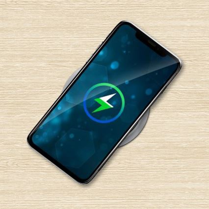 Colonna per tavolo con ricarica wireless Qi 3x230V + 1xUSB-A + 1xUSB-C argento/nero