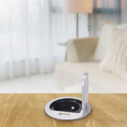 Presa USB da incasso con coperchio 230V