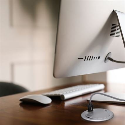 Presa USB da incasso con coperchio 230V