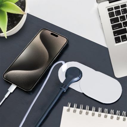 Presa da incasso 20W 1Z + USB A+C bianca