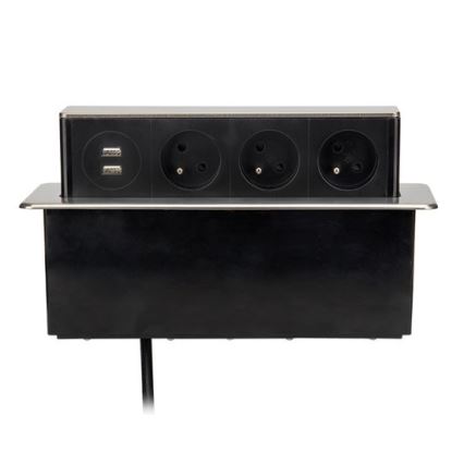 Multipresa verticale per scrivania 3x230V