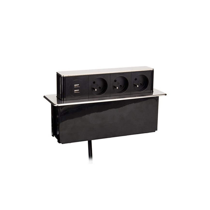 Multipresa verticale per scrivania 3x230V