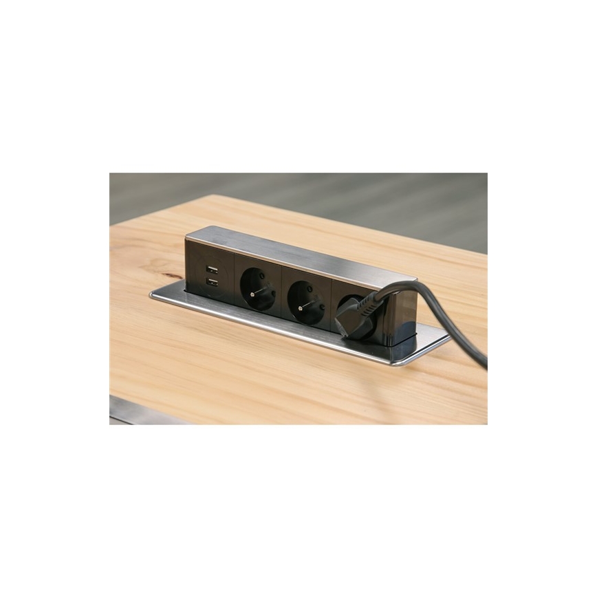 Multipresa verticale per scrivania 3x230V