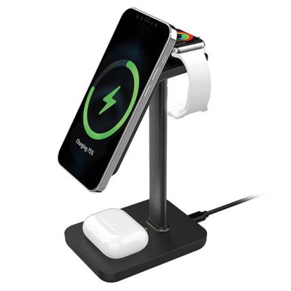 Base di ricarica wireless da tavolo 3 in 1 23W