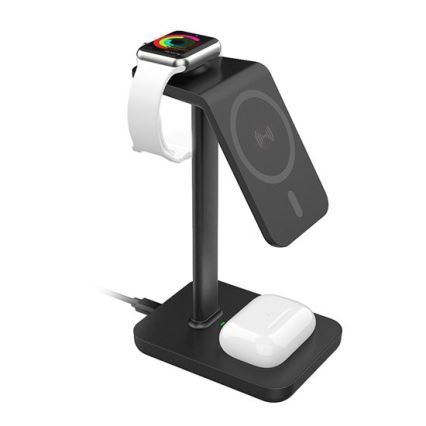 Base di ricarica wireless da tavolo 3 in 1 23W