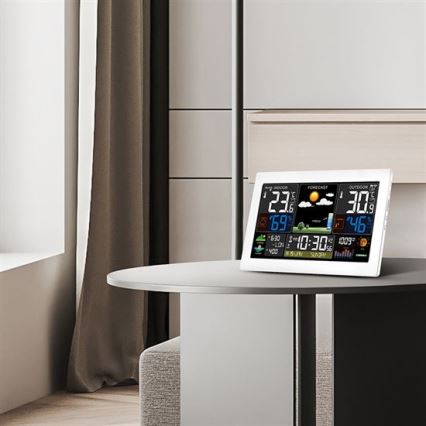 Stazione meteo con display LCD a colori 5V/2xAA + 2xAA