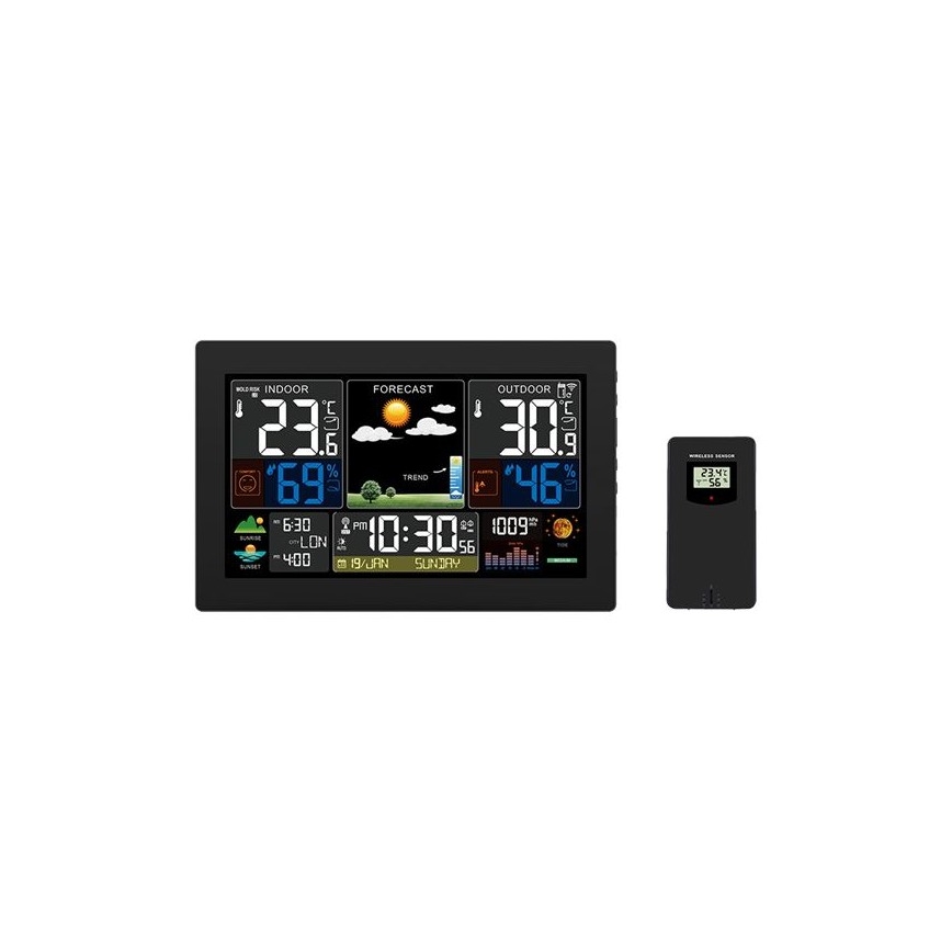 Stazione meteorologica con display LCD a colori 2xAA/5V
