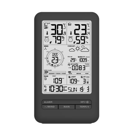 Stazione meteo professionale con display LCD 2xAA Wi-Fi Tuya