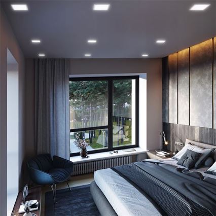 Pannello LED/18W/230V 3000/4000/6000K 22,5x22,5 cm bianco