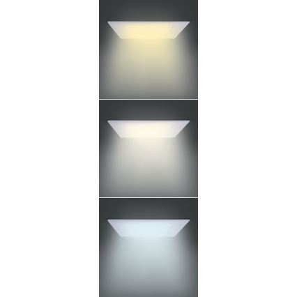 Plafoniera da incasso LED/18W/230V 3000/4000/6000K 22,5x22,5 cm bianca