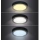 Plafoniera LED LED/12W/230V 3000/4000/6000K nero rotondo