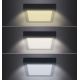 LED Plafoniera LED/12W/230V 3000/4000/6000K nero angolare