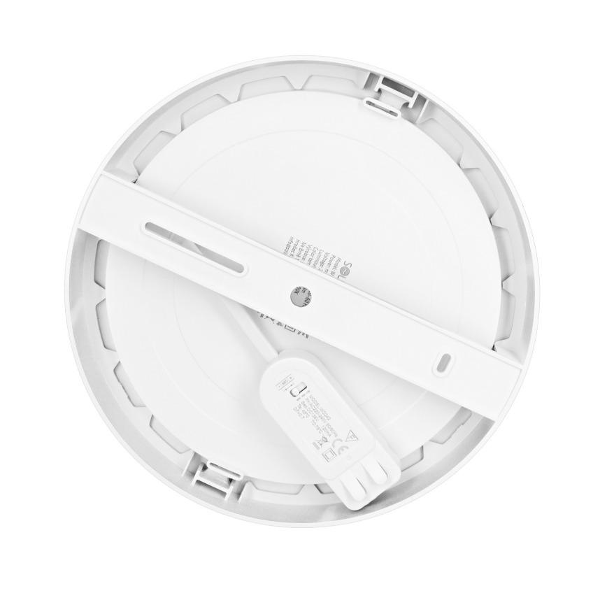 Pannello LED 2 in 1 incasso/superficie 18W/230V 3000/4000/6000K Ø 22,5 cm IP54 bianco