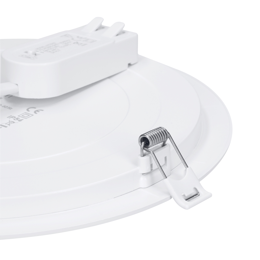 Pannello LED a plafone/da incasso 2-in-1 24W/230V 3000/4000/6000K Ø 30 cm IP54 bianco