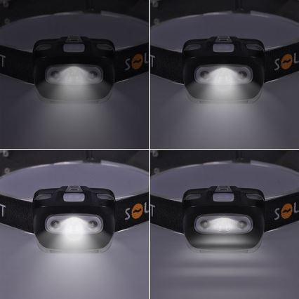 Luce frontale LED LED/3W/3xAAA