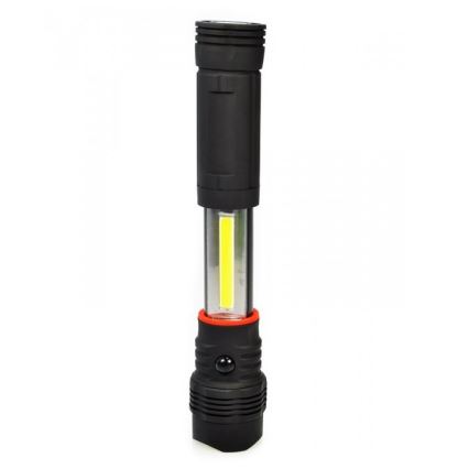 Torcia a LED scorrevole LED/3W + LED/1W/4xAAA IP44