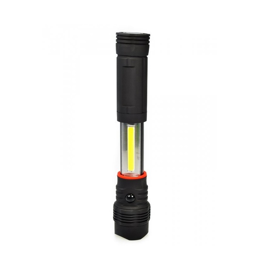 Torcia a LED scorrevole LED/3W + LED/1W/4xAAA IP44