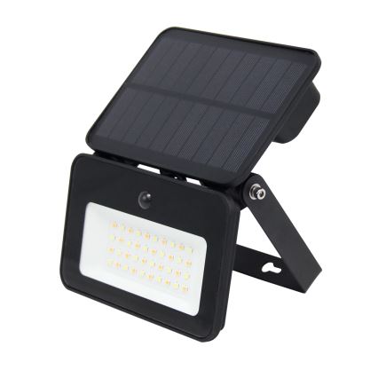 LED Faro solare dimmerabile con sensore di movimento e crepuscolare LED/6W/3,7V 2200 mAh 3000/4000/6500K IP65