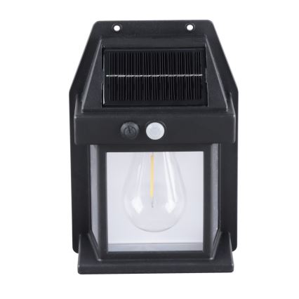 Lanterna solare LED dimmerabile con sensore integrato, 3,7 V, IP44, 1200 mAh