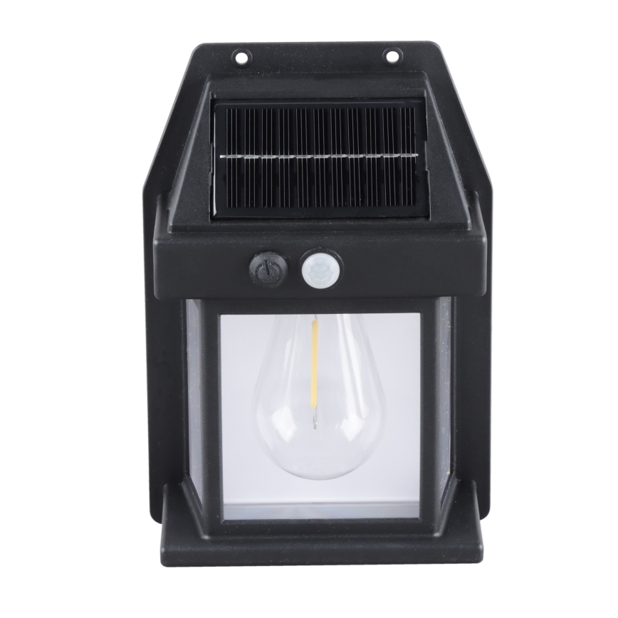 Lanterna solare LED dimmerabile con sensore integrato, 3,7 V, IP44, 1200 mAh