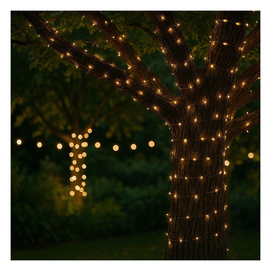 Catena luminosa decorativa solare a LED/3,7V 800 mAh 22 m