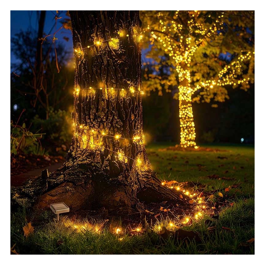 Catena luminosa decorativa solare a LED/3,7V 800 mAh 22 m