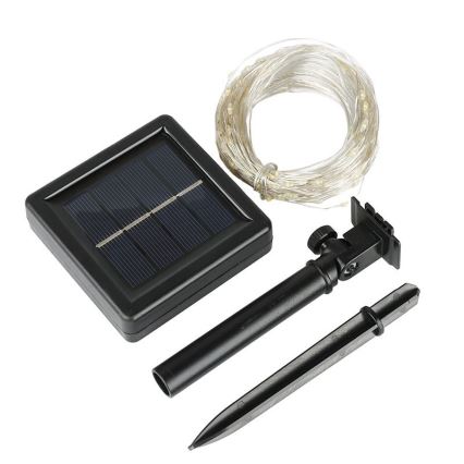 Catena luminosa decorativa solare a LED/3,7V 800 mAh 22 m