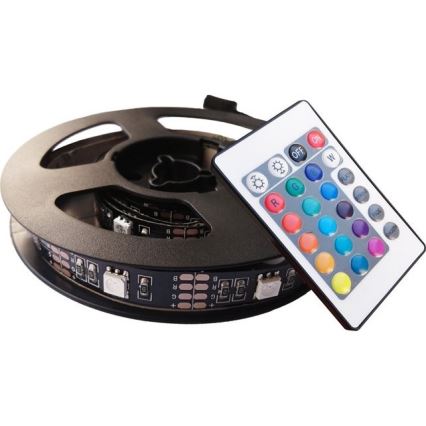 KIT 2x Striscia LED RGB per TV con telecomando LED/USB 50cm