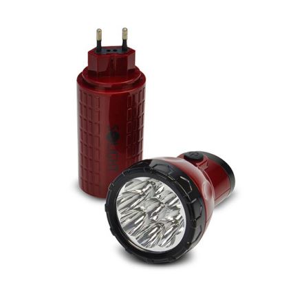 Torcia LED ricaricabile 9xLED/4V