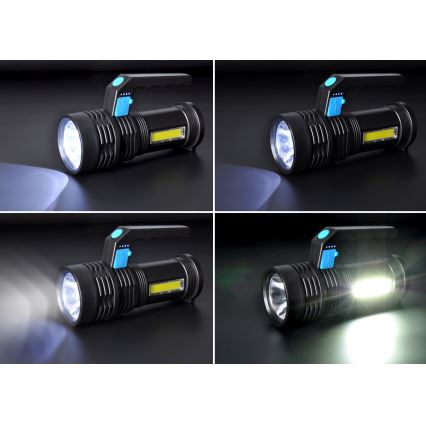 Torcia LED ricaricabile LED/6W/800 mAh 3,7V IP44