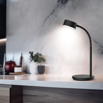 Lampada da tavolo LED dimmerabile con funzione Touch LED/4,5W/5V 3000/4000/6500K nero
