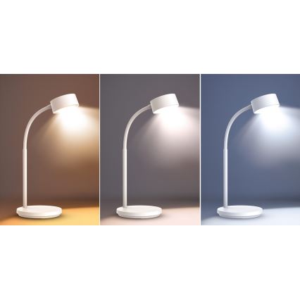 Lampada da tavolo LED dimmerabile con funzione Touch LED/4,5W/5V 3000/4000/6500K bianco